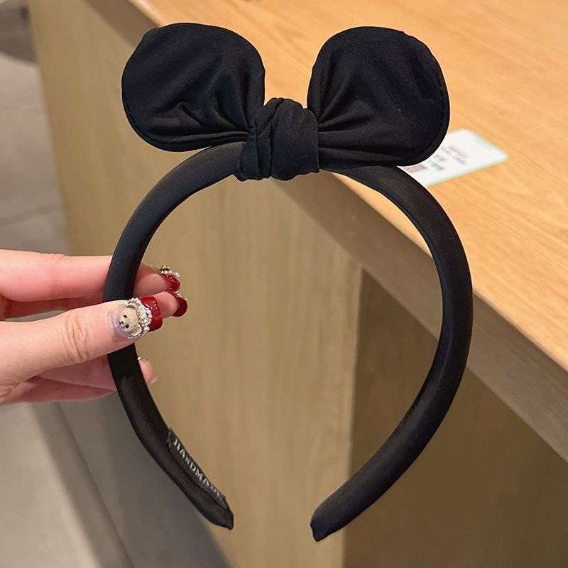 Hajpánt masnival – kevert anyagok, kézzel készített, 2025 tavasza, pásztor stílus, friss és édes