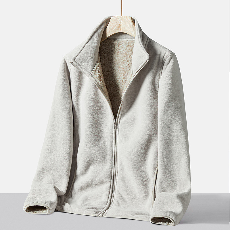 Unisex Καρντιγκάν από Polar Fleece με Κουκούλα, Επένδυση 350 γρ.