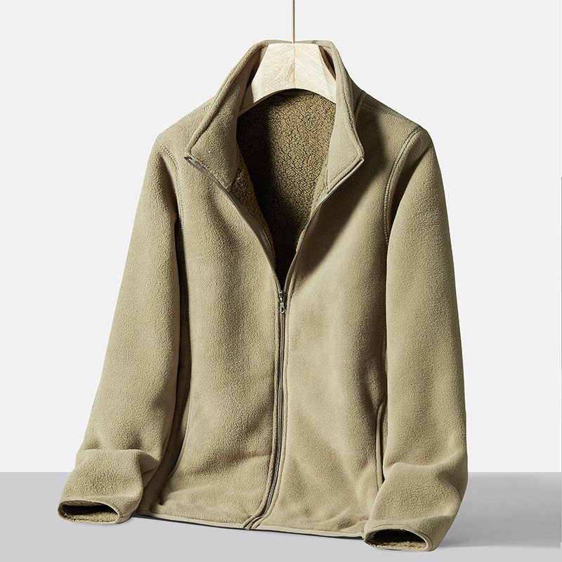 Unisex Καρντιγκάν από Polar Fleece με Κουκούλα, Επένδυση 350 γρ.