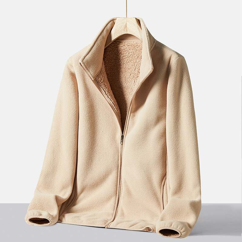 Unisex Καρντιγκάν από Polar Fleece με Κουκούλα, Επένδυση 350 γρ.