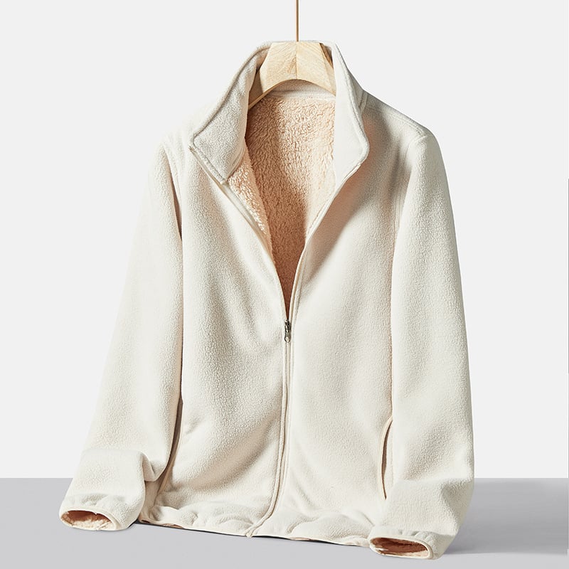 Unisex Καρντιγκάν από Polar Fleece με Κουκούλα, Επένδυση 350 γρ.