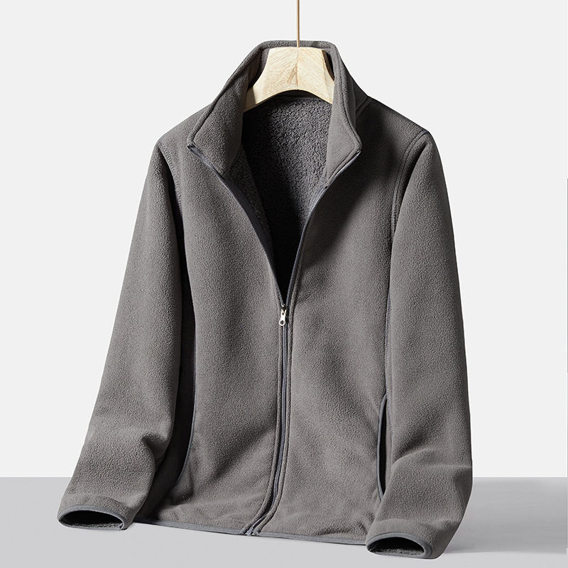 Unisex Καρντιγκάν από Polar Fleece με Κουκούλα, Επένδυση 350 γρ.