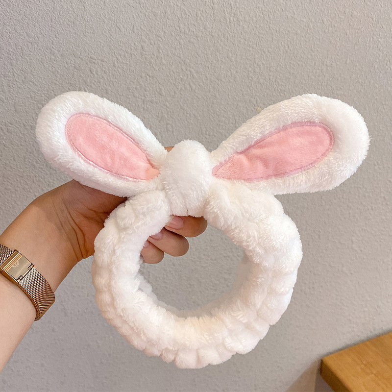 Arcmaszk fejpánt, koreai stílus, anyag: szövet, kockás minta, állat alak – fejfedő kiegészítő