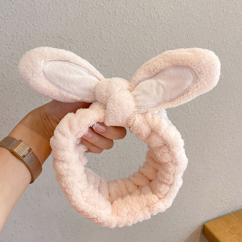 Arcmaszk fejpánt, koreai stílus, anyag: szövet, kockás minta, állat alak – fejfedő kiegészítő