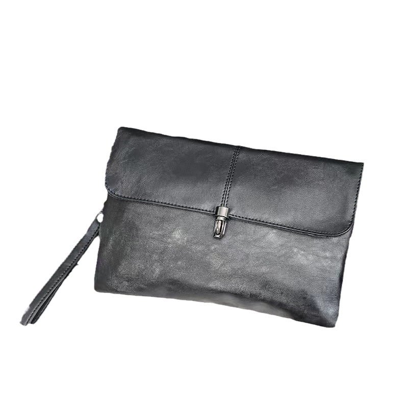 Muška clutch torba s urbanim minimalističkim stilom, PU koža, vodootporna, podstava od poliestera, veliki kapacitet