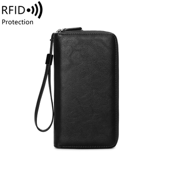 RFID kártyatartó pénztárca – PU bőr, városi minimalist design, lopás elleni védelem, antimagnetikus, modell QB327