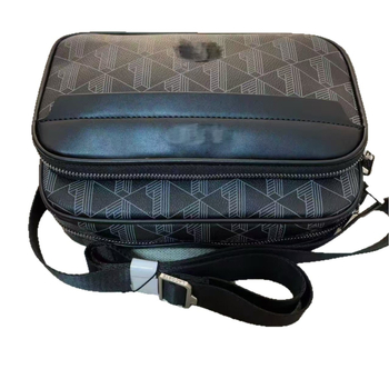 Muška crossbody torba – gradski jednostavan dizajn, PU materijal, vodootporna, lagana, karirani uzorak