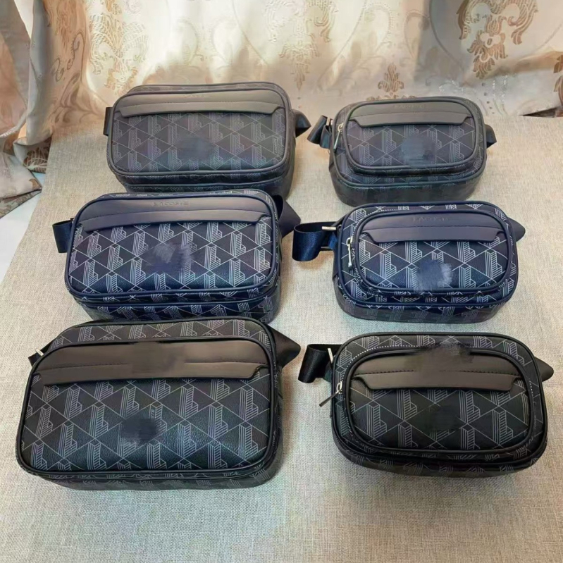 Muška crossbody torba – gradski jednostavan dizajn, PU materijal, vodootporna, lagana, karirani uzorak