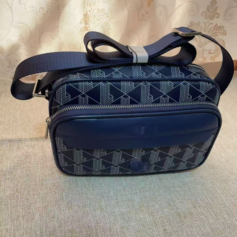 Muška crossbody torba – gradski jednostavan dizajn, PU materijal, vodootporna, lagana, karirani uzorak