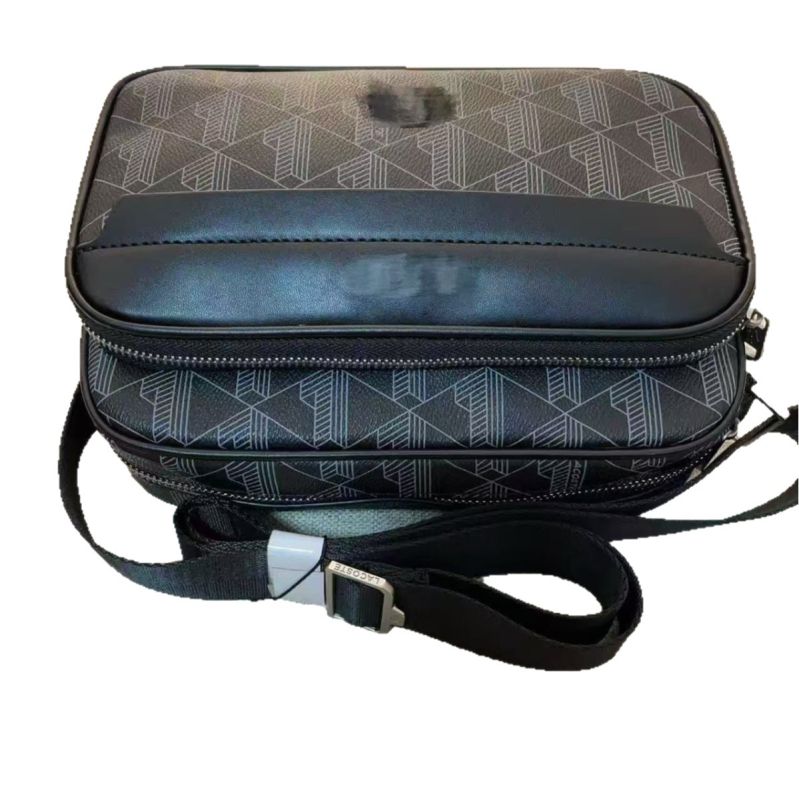 Muška crossbody torba – gradski jednostavan dizajn, PU materijal, vodootporna, lagana, karirani uzorak