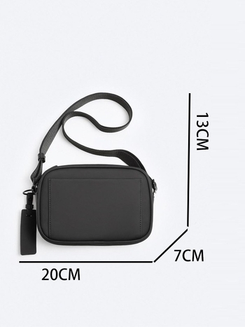 Princess Manya muška crossbody torba – patchwork dizajn, PU koža, anti-theft, podstava poliester-pamuk, proljeće 2024