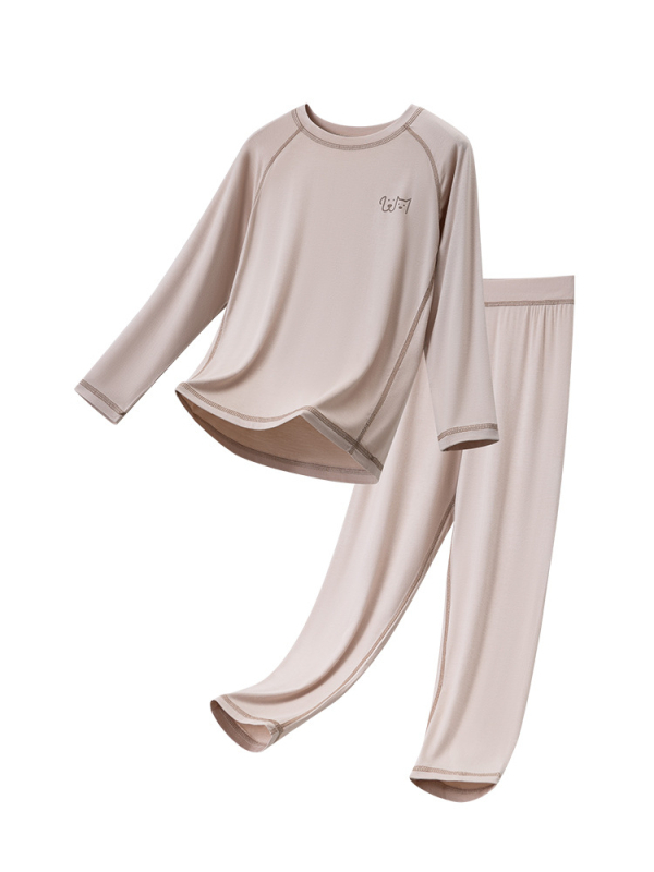 Set de pijamale din modal pentru copii — respirabil, ușor, unisex, pentru copii și adolescenți (8+ ani)