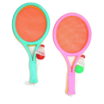 Σετ ρακέτες μπάντμιντον και τένις με πολυεστερικές χορδές, 95–100 g, μέτρια σκληρότητα, εσωτερική/εξωτερική χρήση