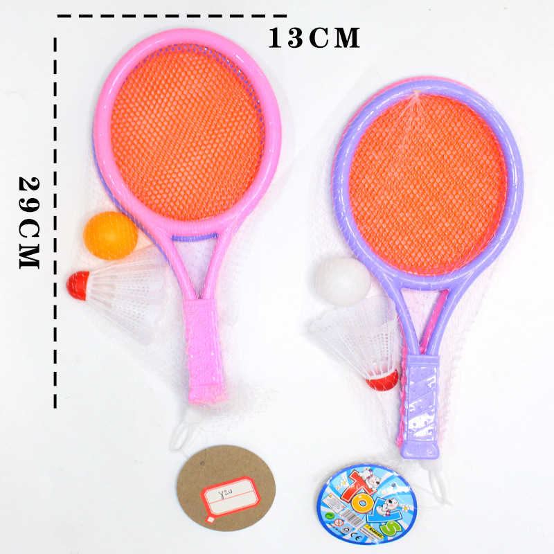 Σετ ρακέτες μπάντμιντον και τένις με πολυεστερικές χορδές, 95–100 g, μέτρια σκληρότητα, εσωτερική/εξωτερική χρήση