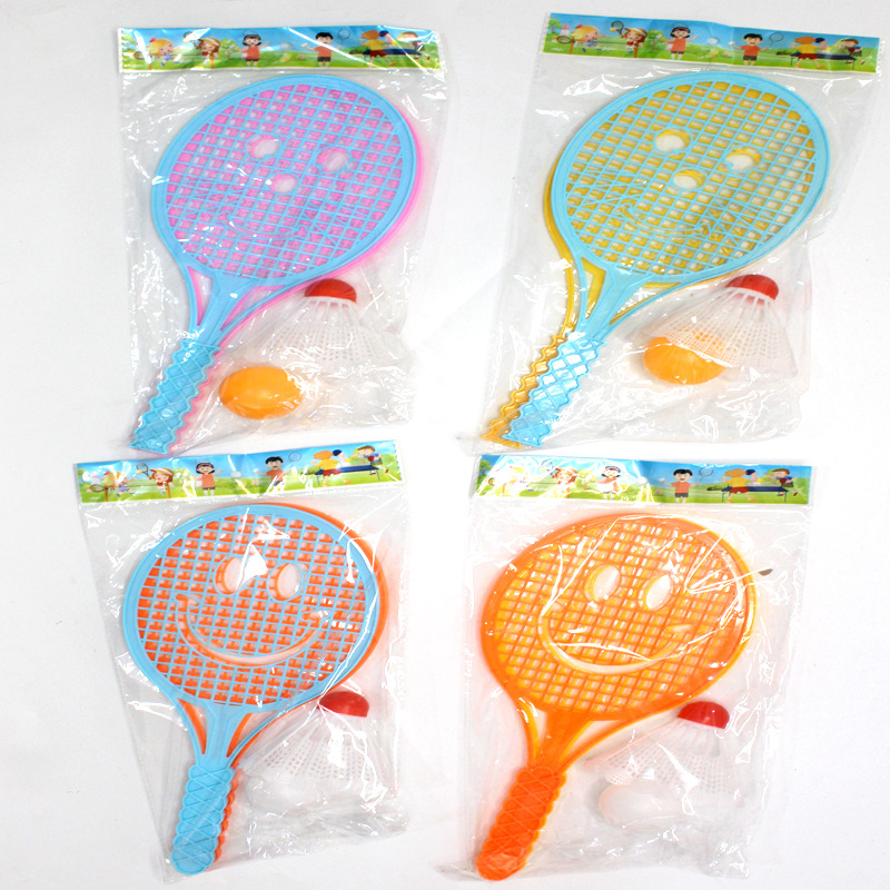 Σετ ρακέτες μπάντμιντον και τένις με πολυεστερικές χορδές, 95–100 g, μέτρια σκληρότητα, εσωτερική/εξωτερική χρήση