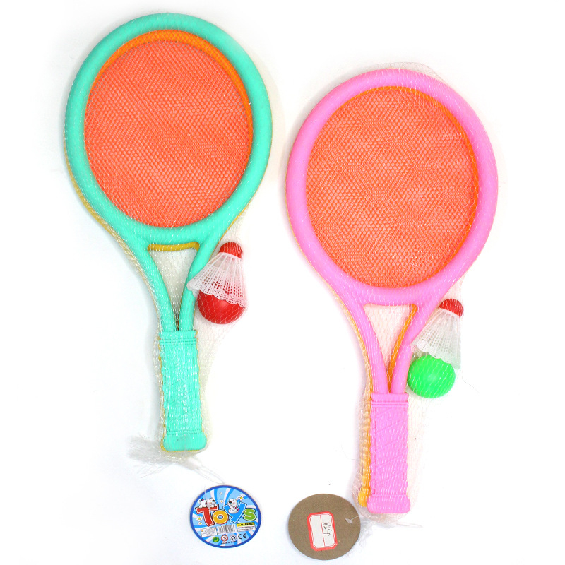 Σετ ρακέτες μπάντμιντον και τένις με πολυεστερικές χορδές, 95–100 g, μέτρια σκληρότητα, εσωτερική/εξωτερική χρήση