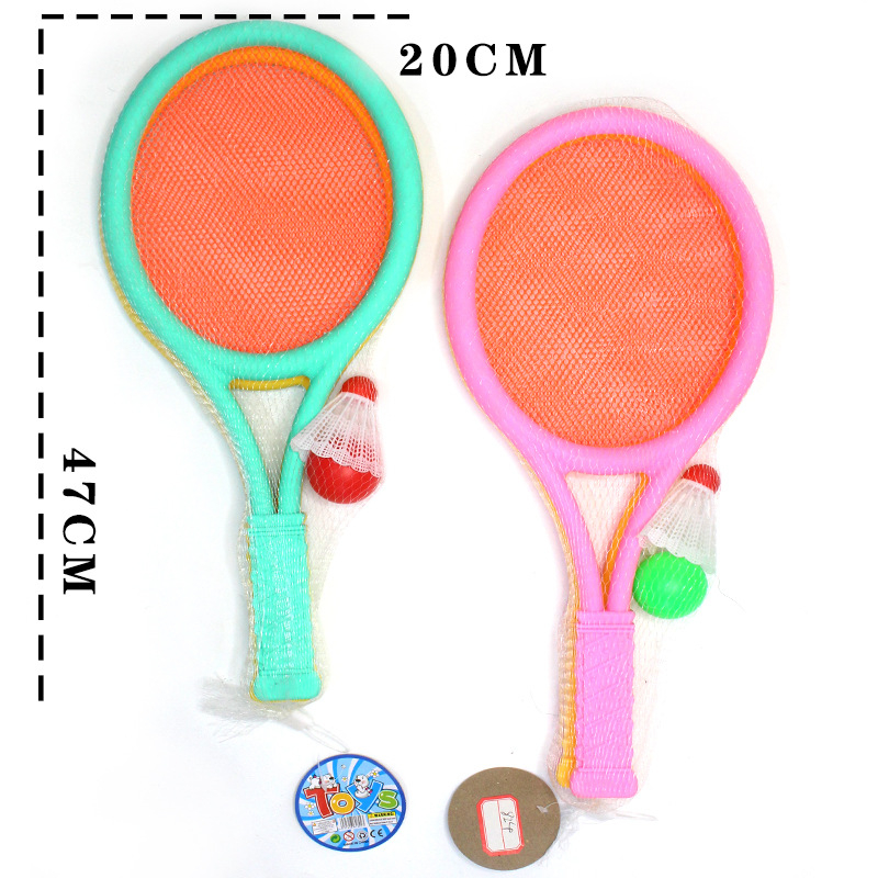 Σετ ρακέτες μπάντμιντον και τένις με πολυεστερικές χορδές, 95–100 g, μέτρια σκληρότητα, εσωτερική/εξωτερική χρήση