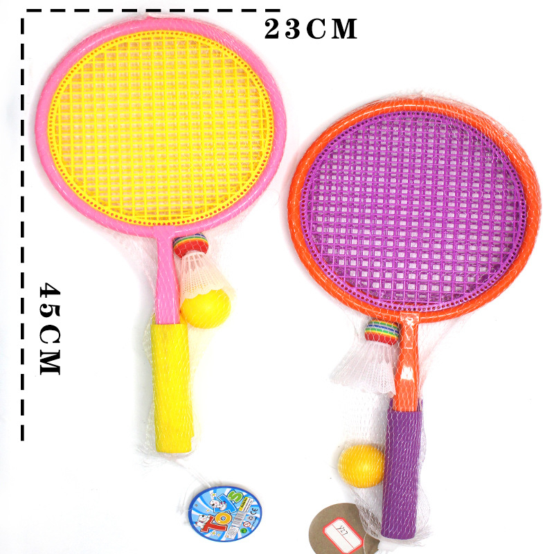 Σετ ρακέτες μπάντμιντον και τένις με πολυεστερικές χορδές, 95–100 g, μέτρια σκληρότητα, εσωτερική/εξωτερική χρήση