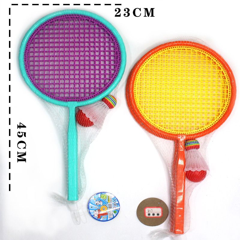 Σετ ρακέτες μπάντμιντον και τένις με πολυεστερικές χορδές, 95–100 g, μέτρια σκληρότητα, εσωτερική/εξωτερική χρήση