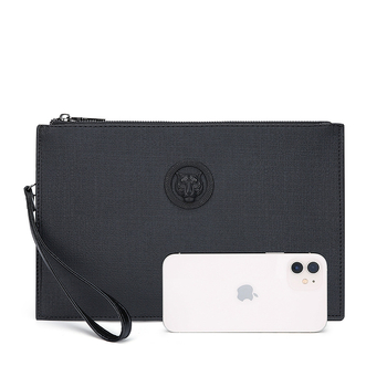 Férfi clutch – PU bőr, városi egyszerű stílus, állatmintás, belső nylon bélés, kopásállóság