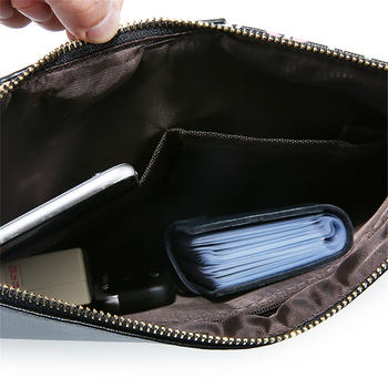 Férfi PU bőr clutch — vízálló, utcai stílus, állatmintás, modell YH9979, bélés poliészter