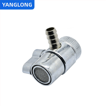 YL-5 Kovový trojcestný ventil pre čistič vody, chrómovaný povrch, pripojenie typu T