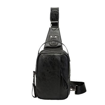 Férfi crossbody táska - PU, vízálló, ultra könnyű, lopásellenes, megkönnyíti a terhet, városi stílus