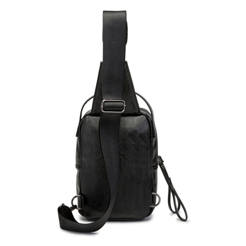 Férfi crossbody táska - PU, vízálló, ultra könnyű, lopásellenes, megkönnyíti a terhet, városi stílus