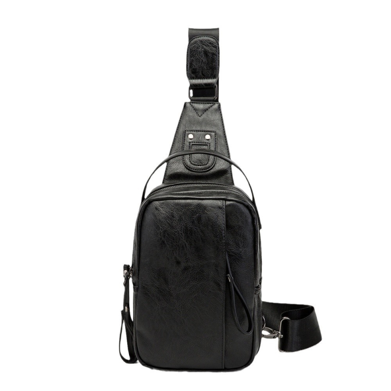 Férfi crossbody táska - PU, vízálló, ultra könnyű, lopásellenes, megkönnyíti a terhet, városi stílus