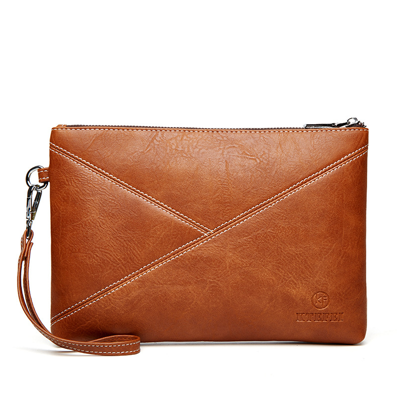 Férfi PU bőrű clutch, vízálló, Modell K-1010, Márka KTEFEI/KATTEFLY