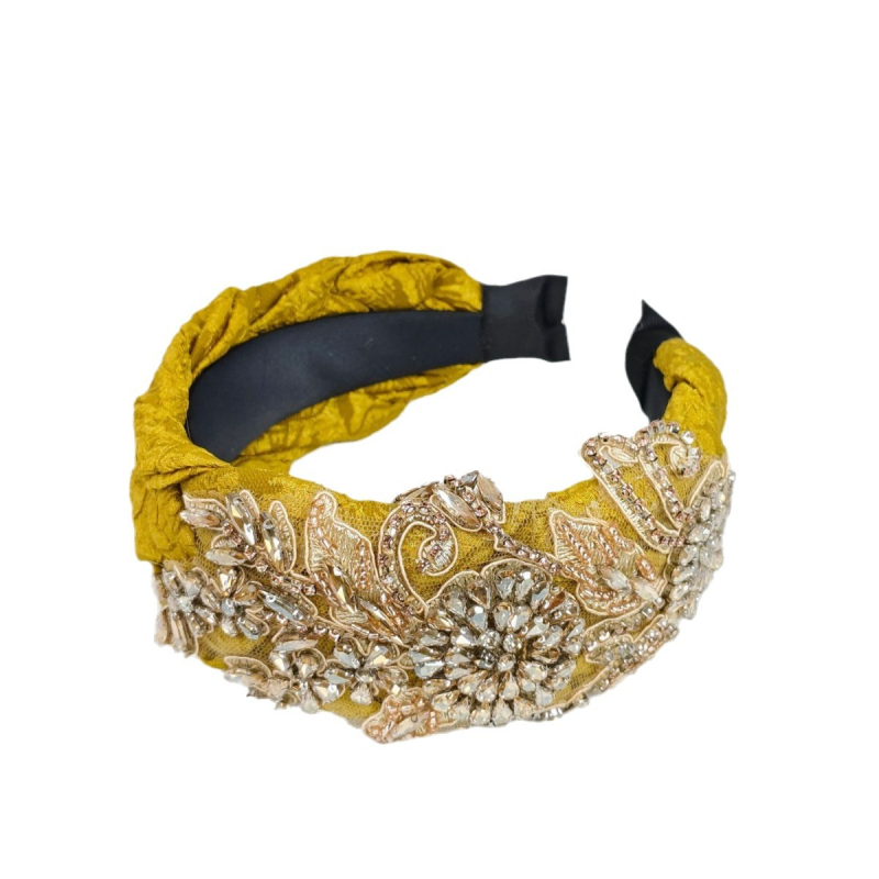 Kézzel készített középkori stílusú fejpánt csipével, textil és hálóval, rozsdamentes acél betéttel – női fejfedő