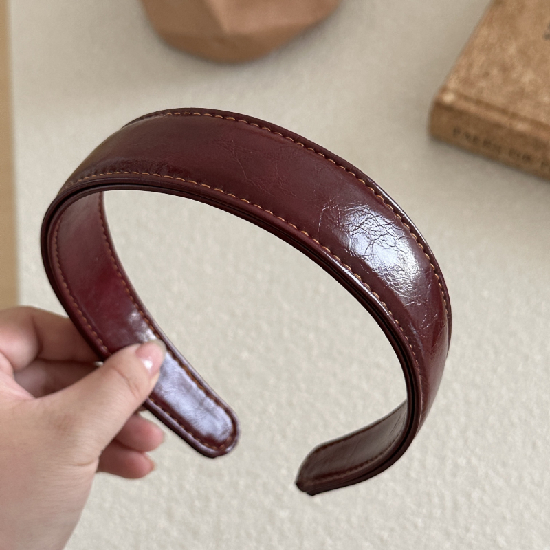 Bőr fejpánt (Kézzel készített; Brit retro stílus; Nőknek)