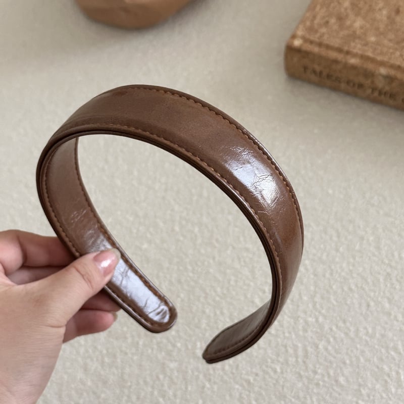 Bőr fejpánt (Kézzel készített; Brit retro stílus; Nőknek)