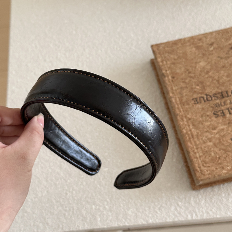 Bőr fejpánt (Kézzel készített; Brit retro stílus; Nőknek)