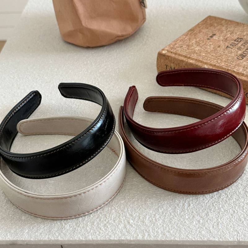 Bőr fejpánt (Kézzel készített; Brit retro stílus; Nőknek)