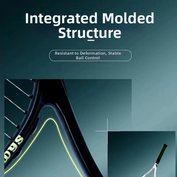 Карбонова тенис ракета – лека, тегло 75–79 г, найлонови струни, дебелина на дръжката G3, подходяща за аматьорски юноши