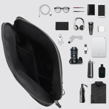 Muška crossbody torba od prave kože, za poslovnu upotrebu, vodootporna, ultra lagana, otporna na habanje