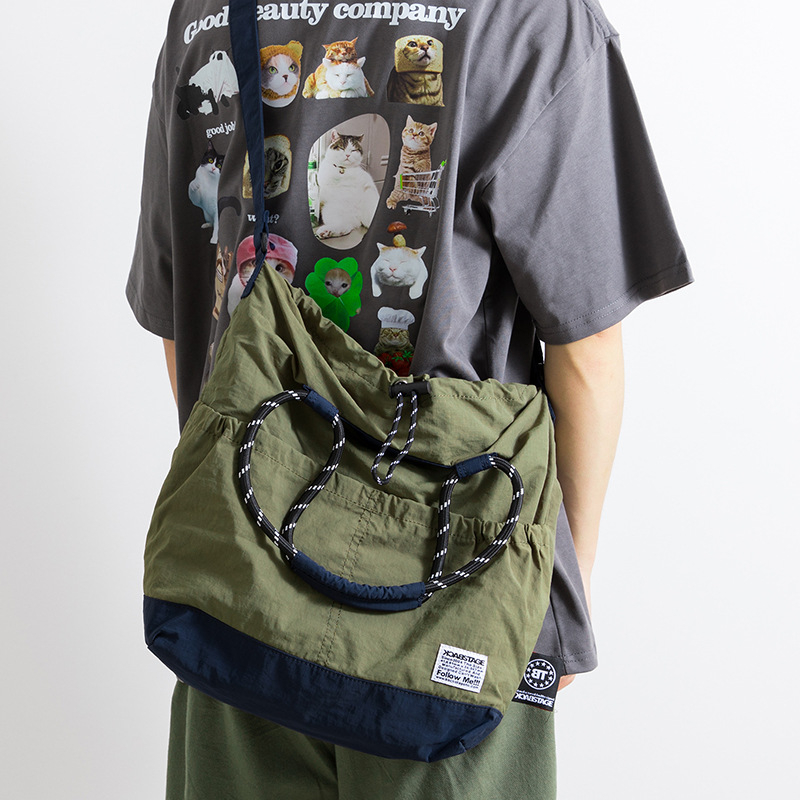 Muška crossbody torba — street-trend stil, Oxford tkanina (ljeto 2024, rekreacijsko putovanje)