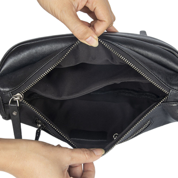 Muška crossbody torba – prava koža, prvi sloj teleće kože, gradski stil, putovanja za slobodno vrijeme, Max