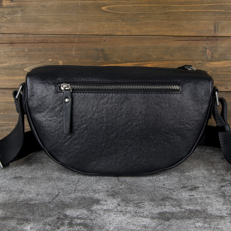 Muška crossbody torba – prava koža, prvi sloj teleće kože, gradski stil, putovanja za slobodno vrijeme, Max