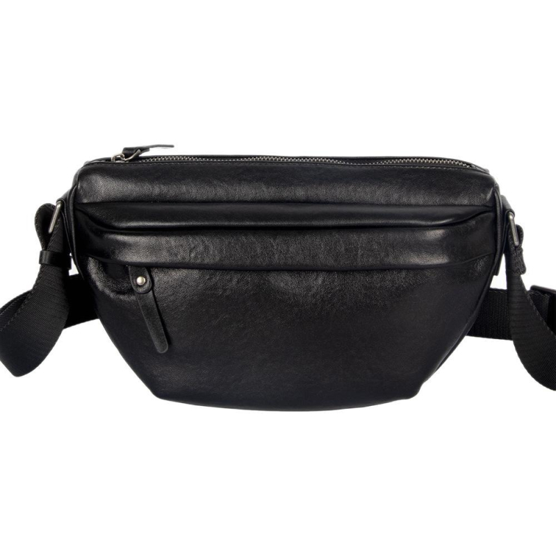 Muška crossbody torba – prava koža, prvi sloj teleće kože, gradski stil, putovanja za slobodno vrijeme, Max