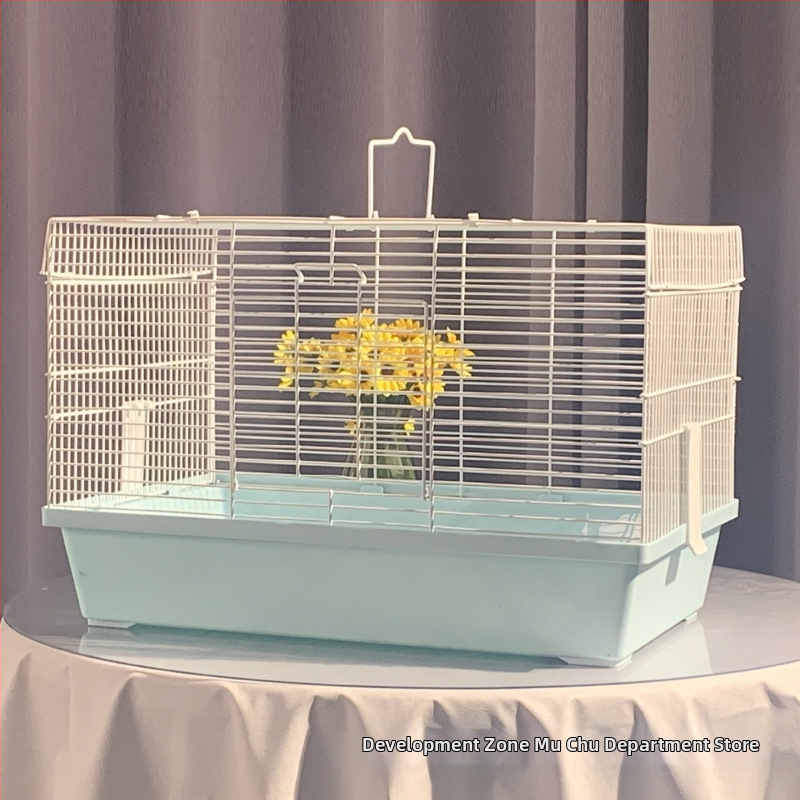 Κλουβί για χάμστερ, ορθογώνιο, από σίδηρο, για εσωτερική χρήση, εύκολο στον καθαρισμό και αερίζεται