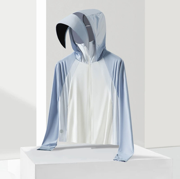 Γυναικείο μπουφάν με κουκούλα, UV προστασία UPF45, διαπνέον νάιλον, ελαφρύ