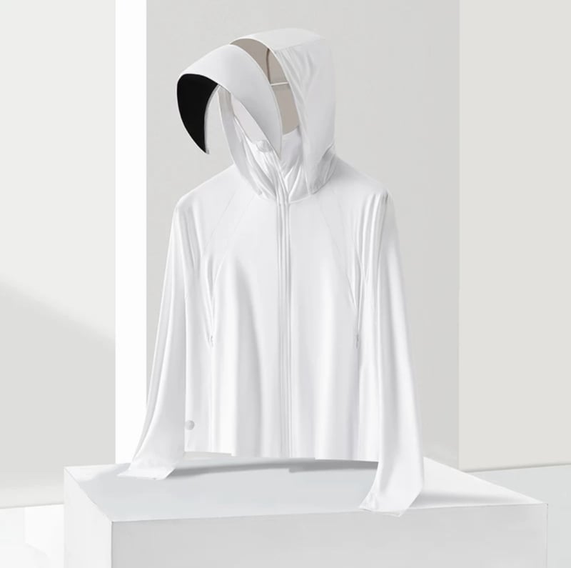 Γυναικείο μπουφάν με κουκούλα, UV προστασία UPF45, διαπνέον νάιλον, ελαφρύ