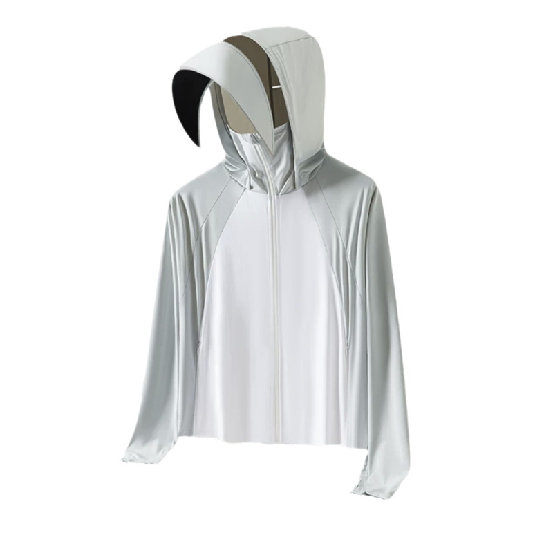 Γυναικείο μπουφάν με κουκούλα, UV προστασία UPF45, διαπνέον νάιλον, ελαφρύ