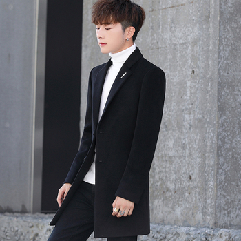 Kabát, koreai stílusú, laza szabású, kordbársony len keverék (<10%)