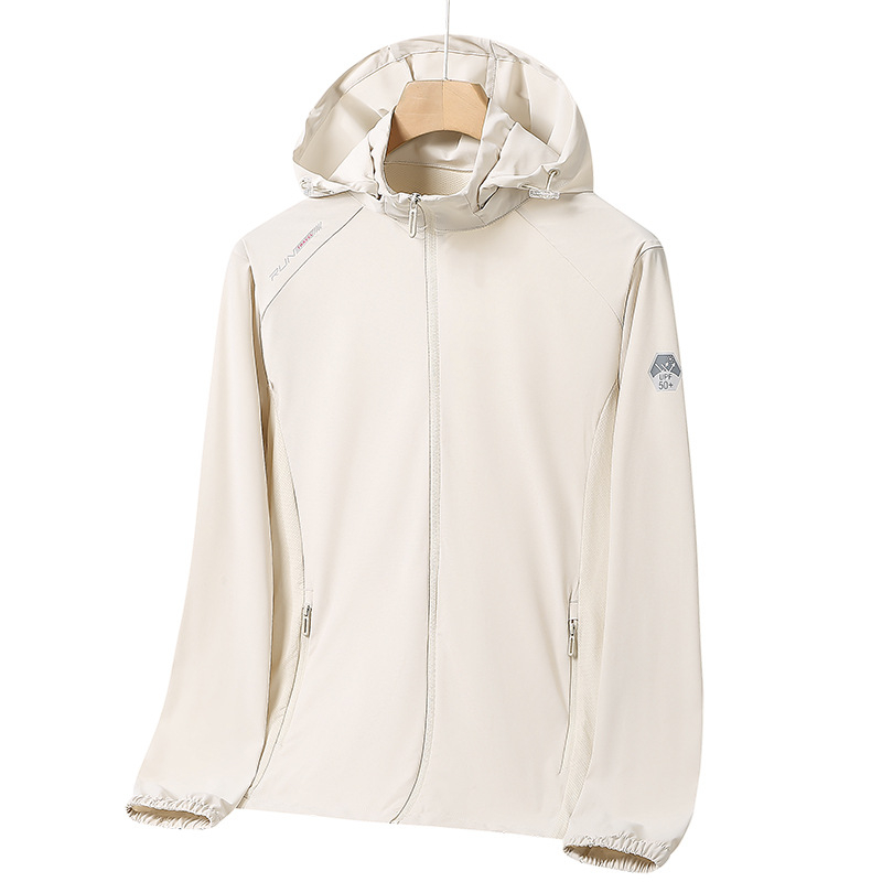 Εξωτερικό αντιανεμικό μπουφάν - Unisex, Νάιλον, Κουκούλα, UPF50+, Στυλ 2619