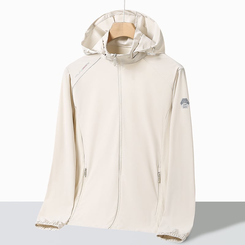 Εξωτερικό αντιανεμικό μπουφάν - Unisex, Νάιλον, Κουκούλα, UPF50+, Στυλ 2619