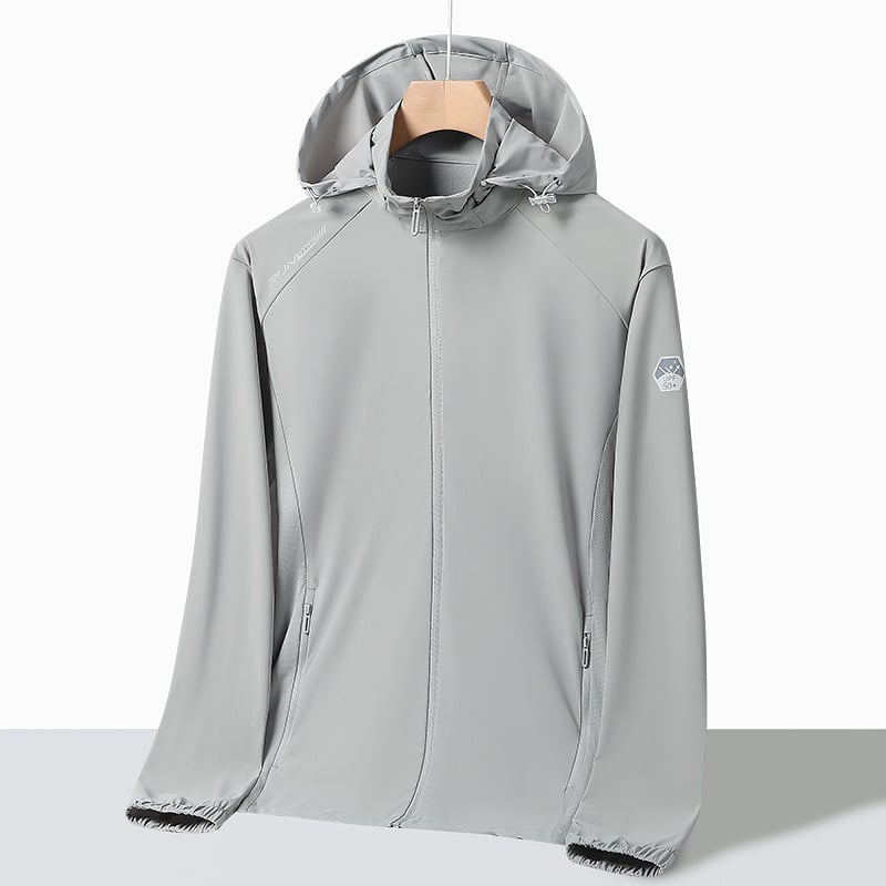 Εξωτερικό αντιανεμικό μπουφάν - Unisex, Νάιλον, Κουκούλα, UPF50+, Στυλ 2619