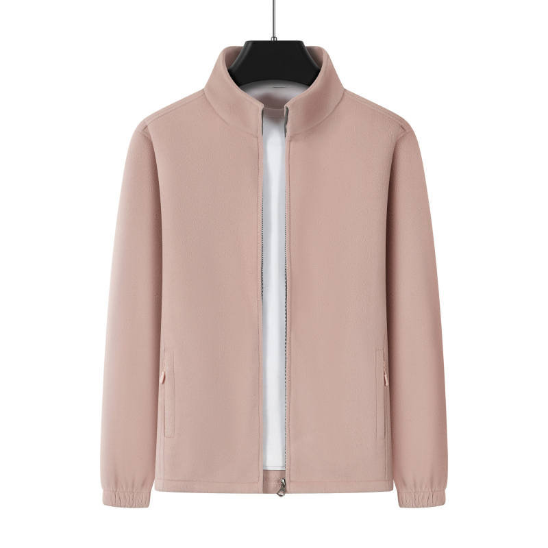 Unisex φλις μπουφάν, επένδυση και πλήρωση από πολυεστέρα, για φθινόπωρο και χειμώνα